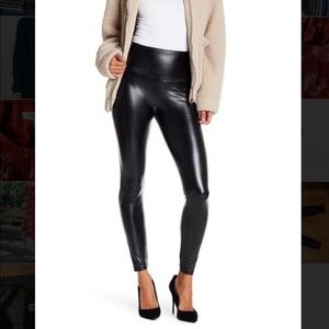 Faux leather leggings